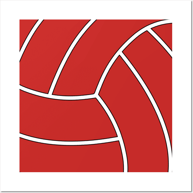 Volleyball Spiral Seams Volleyball Player or Fan Wall Art by Sports Stars ⭐⭐⭐⭐⭐